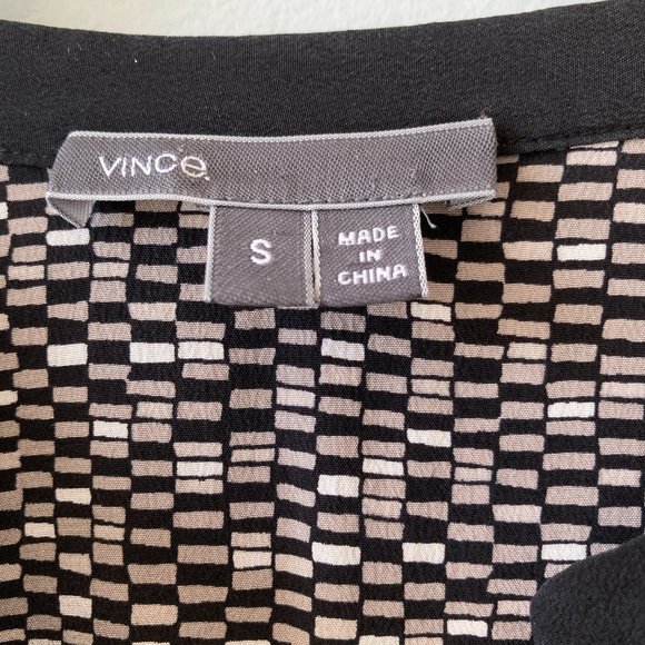 VINCE Silk Drawstring Hi-Lo Shirtdress SMALL - Picture 13 of 13